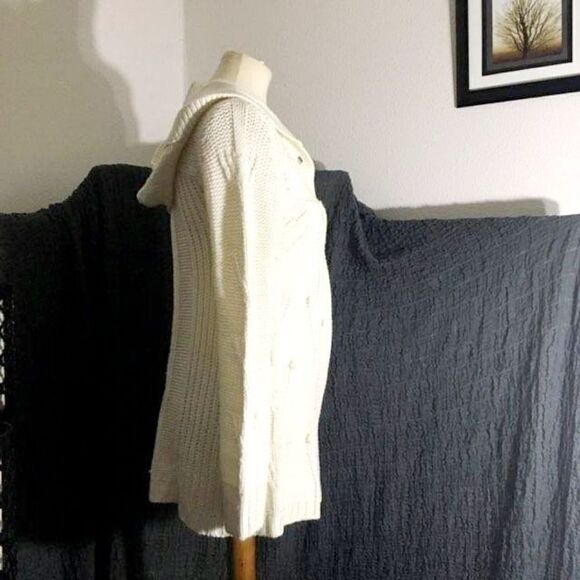 Glimmer by J.J. Basics Knit Hooded Sweater Size Small - Picture 4 of 10